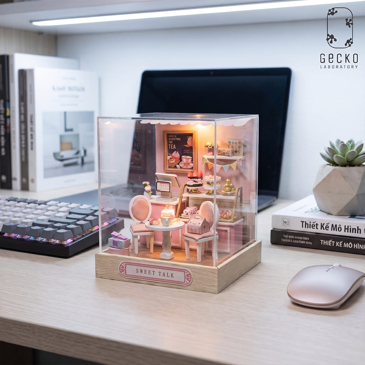 Bộ mô hình lắp ghép miniature Tiệm bánh ngọt Sweet Talk